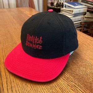 Men's Vintage Coca Cola Red Hot Summer Red/Black Snapback Baseball Hat Cap